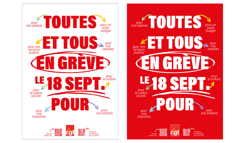 Tous et toutes en grève le 18 septembre 2025