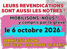 6 octobre 14h00 Porte de Paris