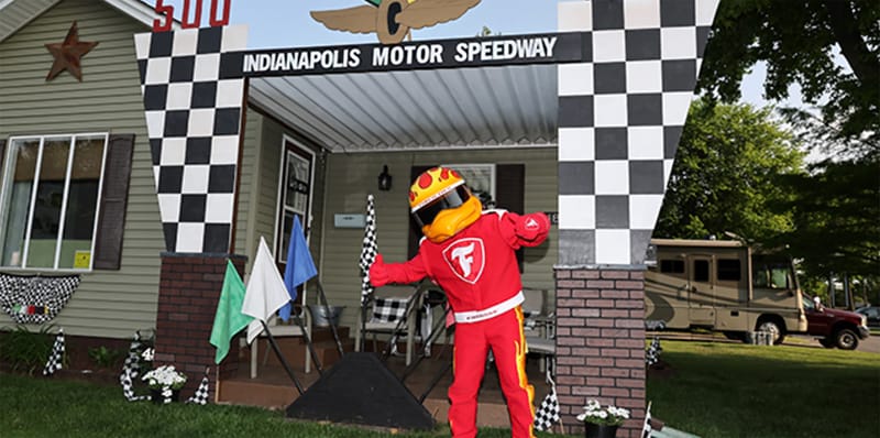 Coca-Cola Indy 500 Porch Parties, Indy 500 Décor, Initiatives Unite Community for May