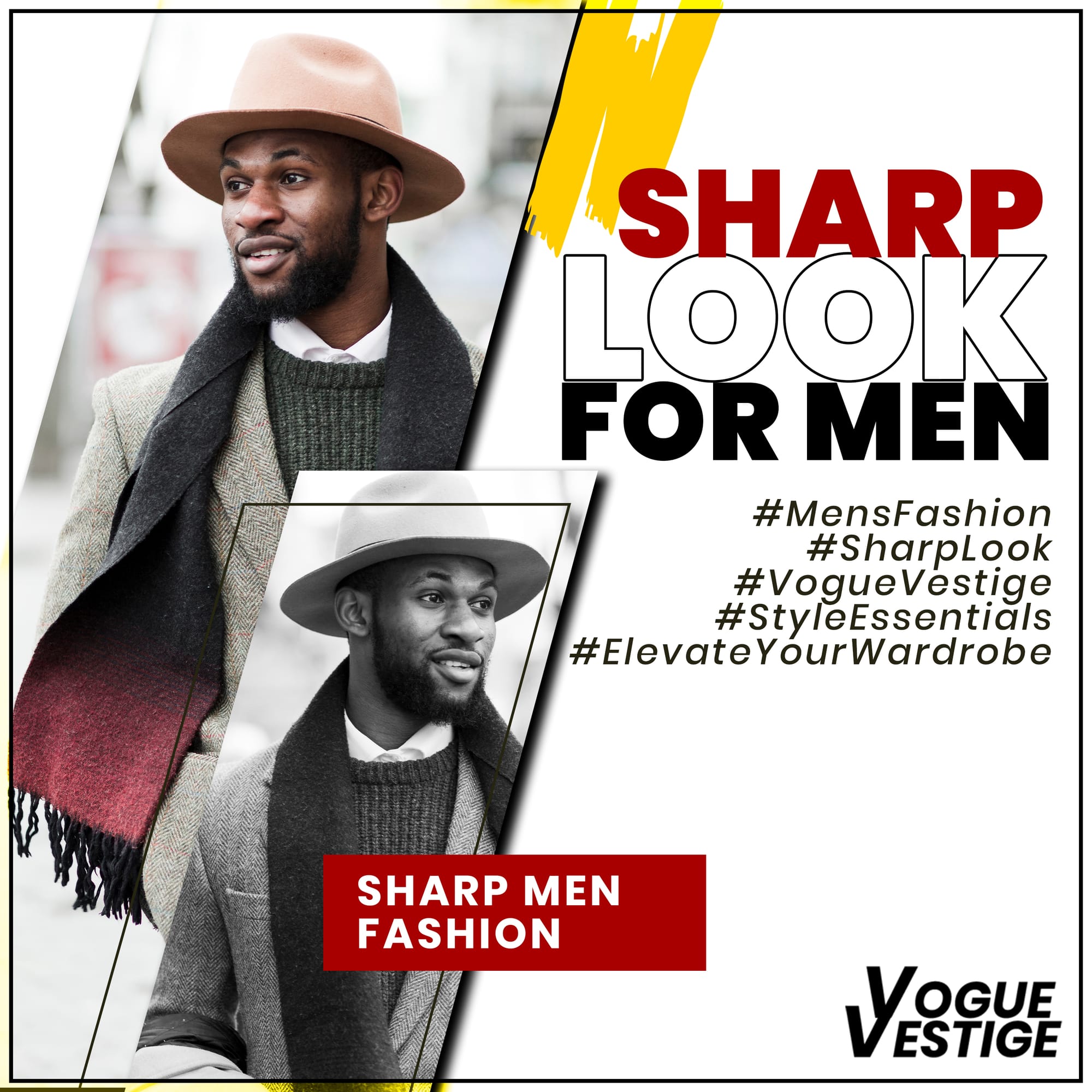 SHARP LOOK FOR MEN