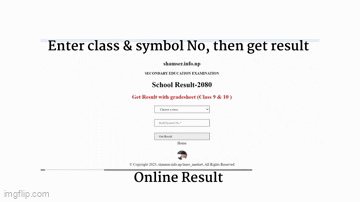 Online Result