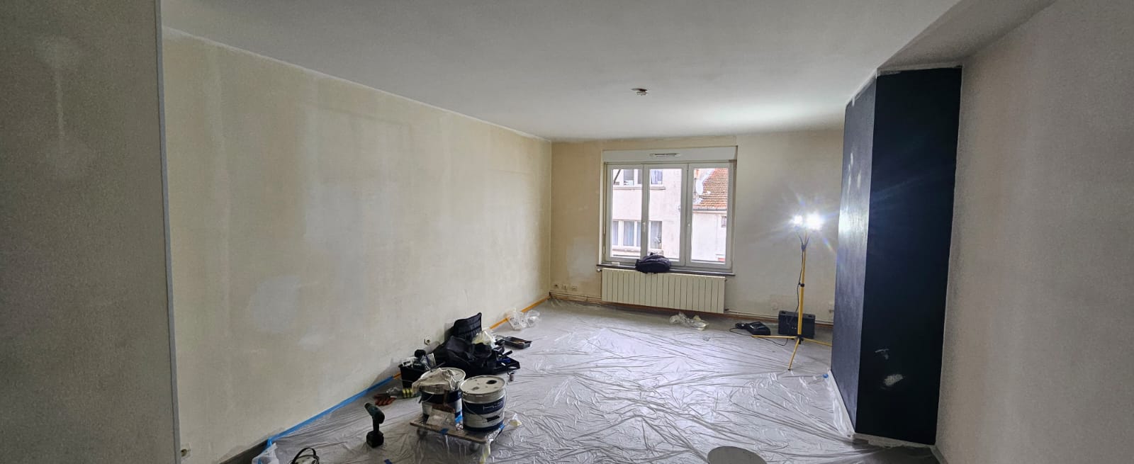 Peinture appartement 85m² avant