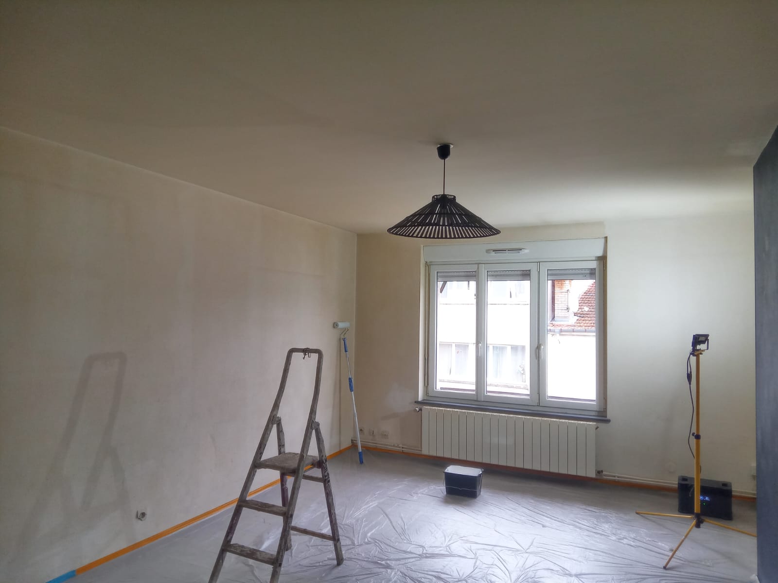 Peinture appartement 85m² avant