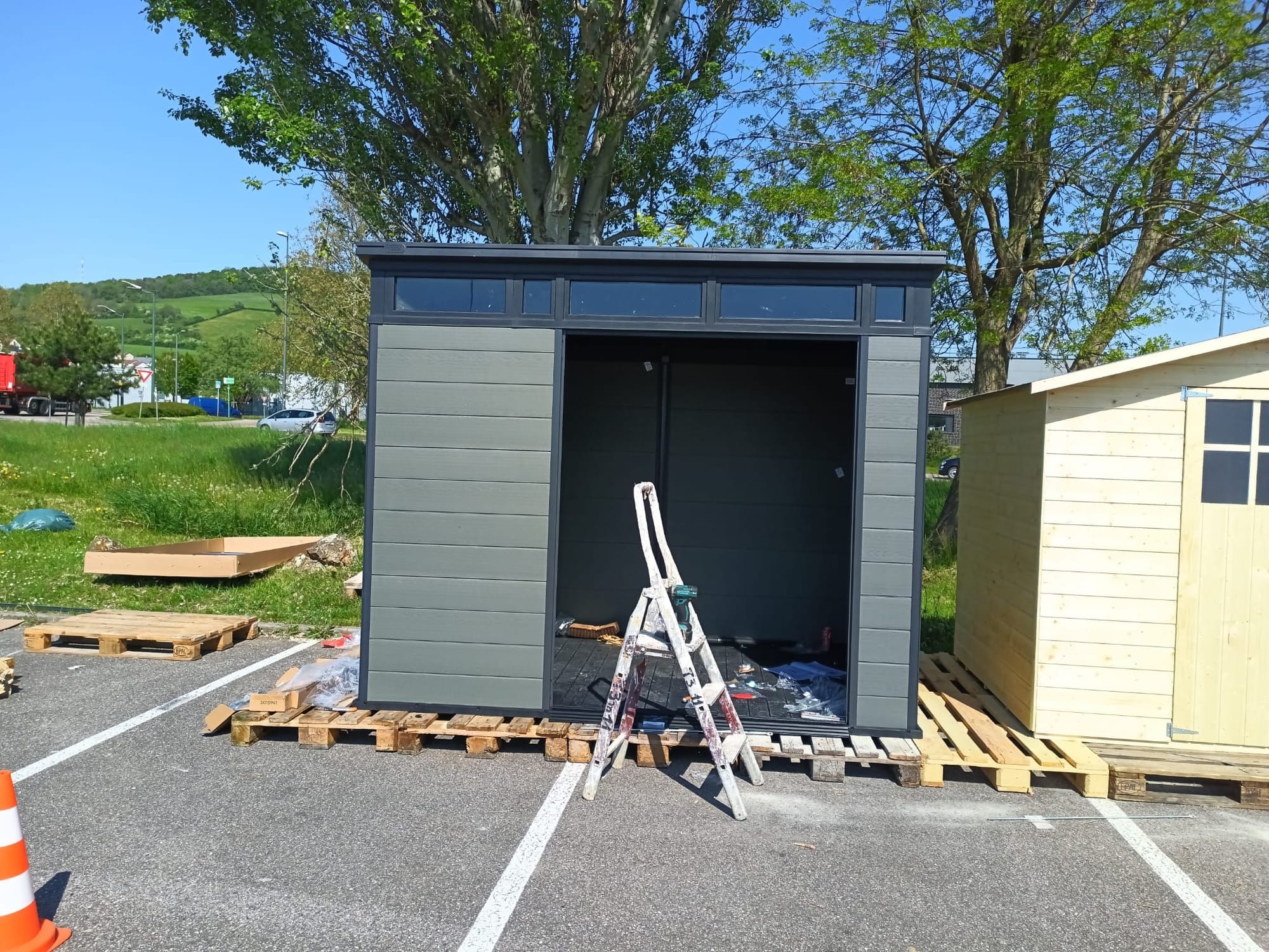 Montage cabanon Brico dépot