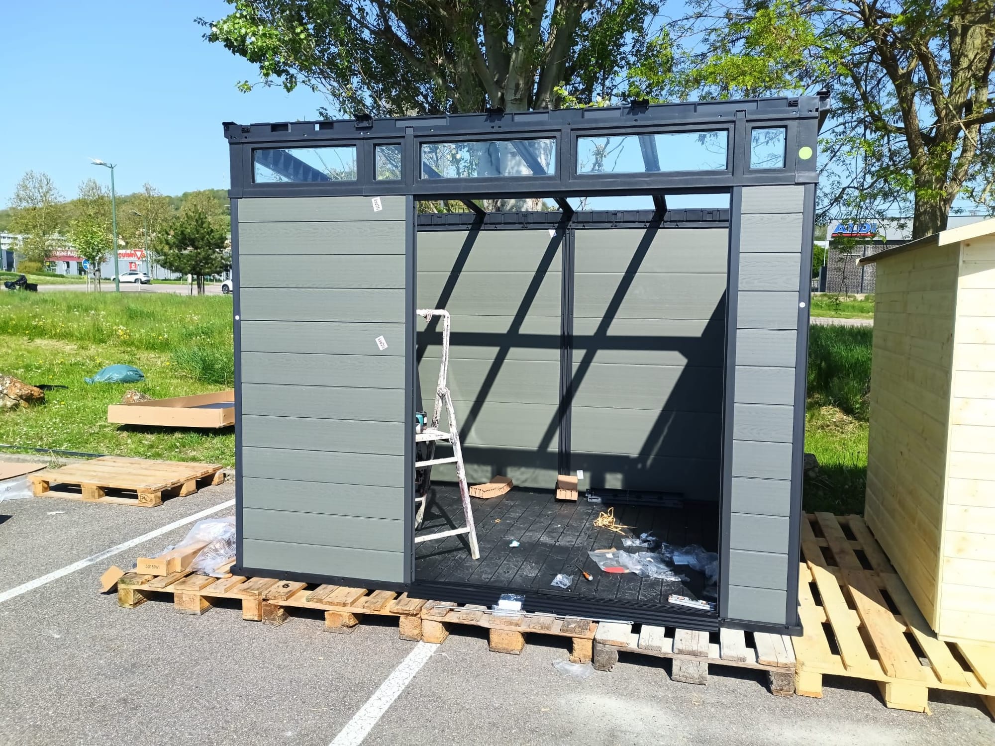 Montage cabanon Brico dépot