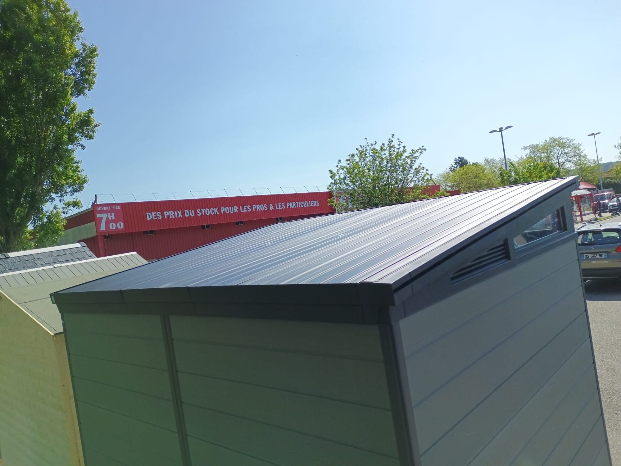 Montage cabanon Brico dépot