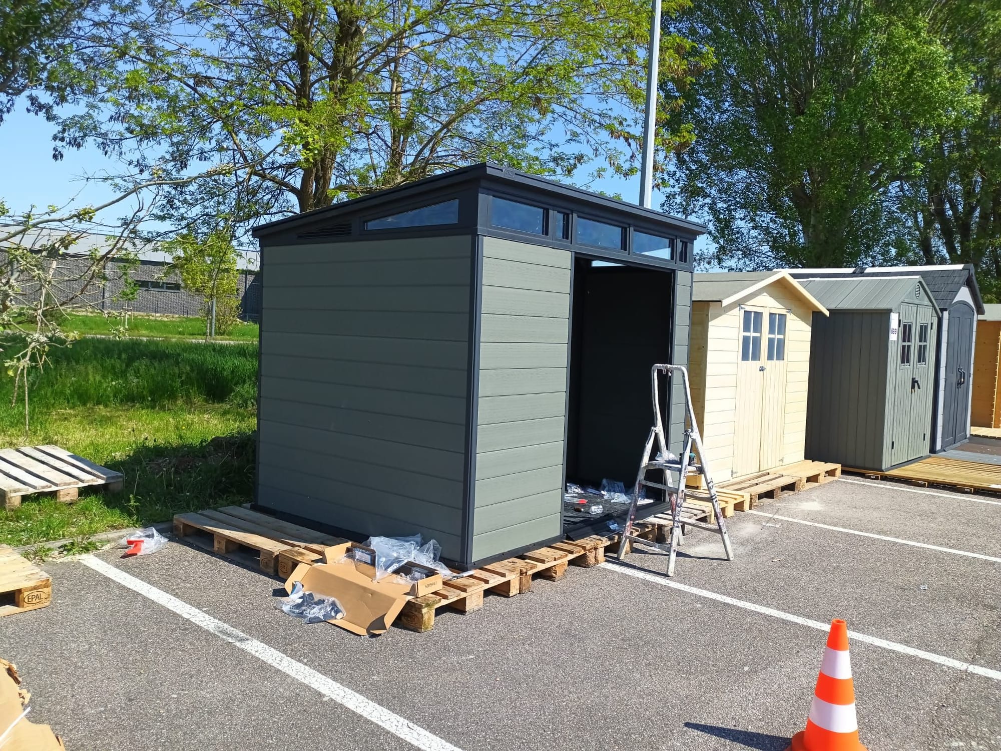 Montage cabanon Brico dépot