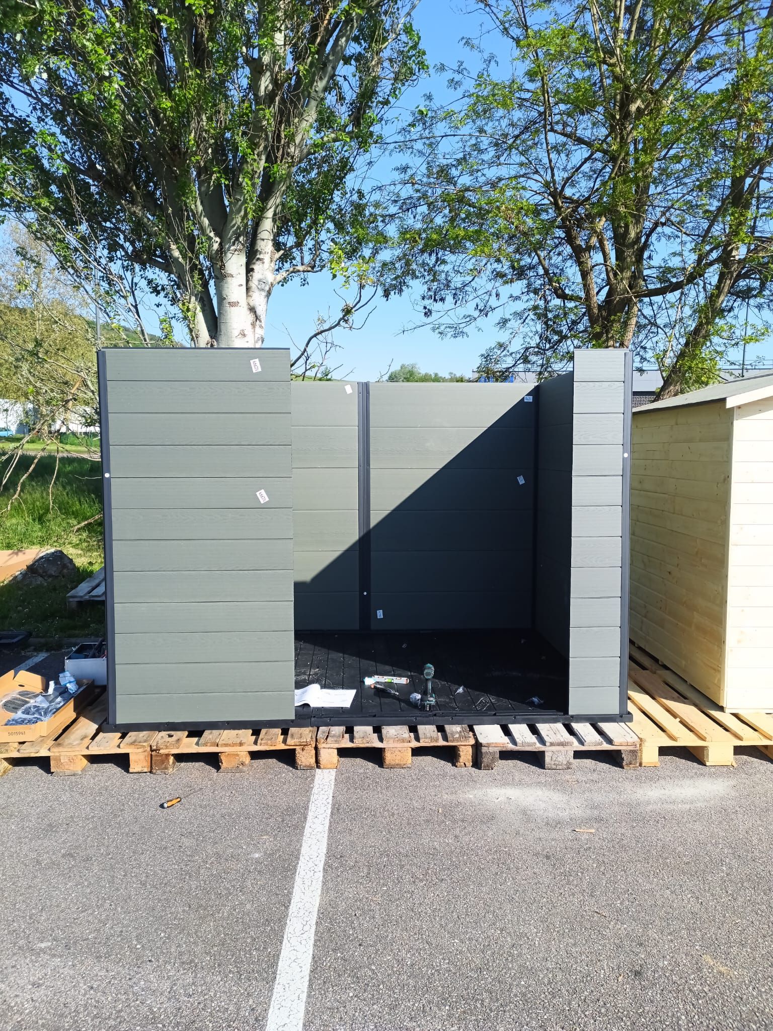 Montage cabanon Brico dépot