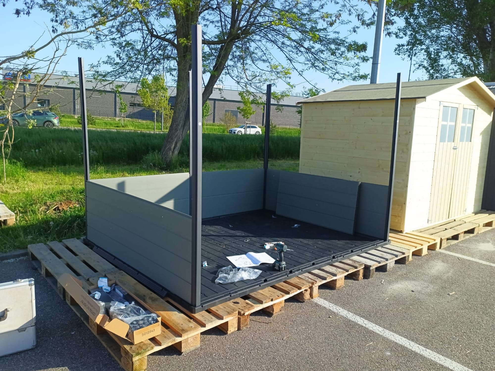 Montage cabanon Brico dépot