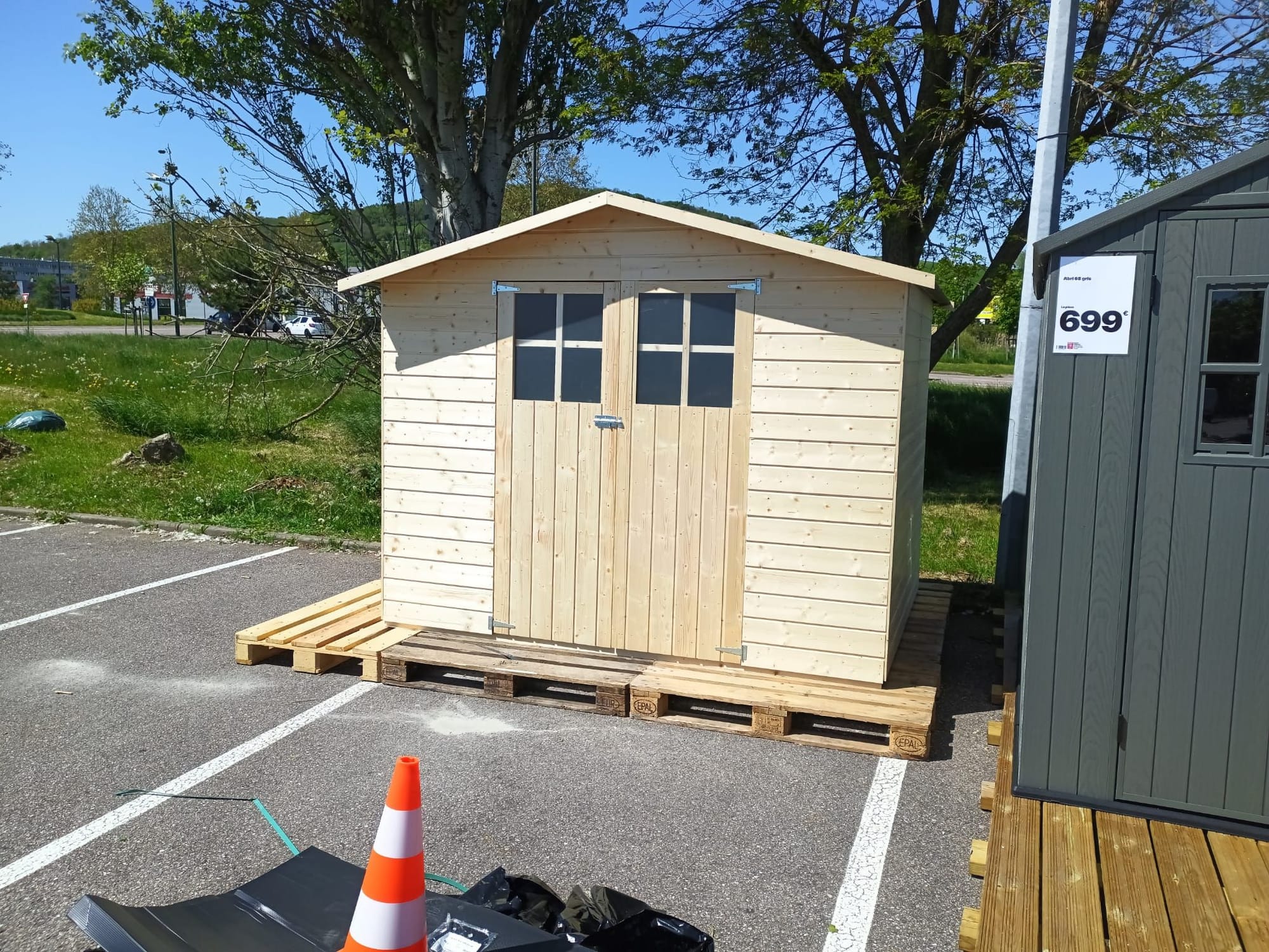 Montage cabanon Brico dépot