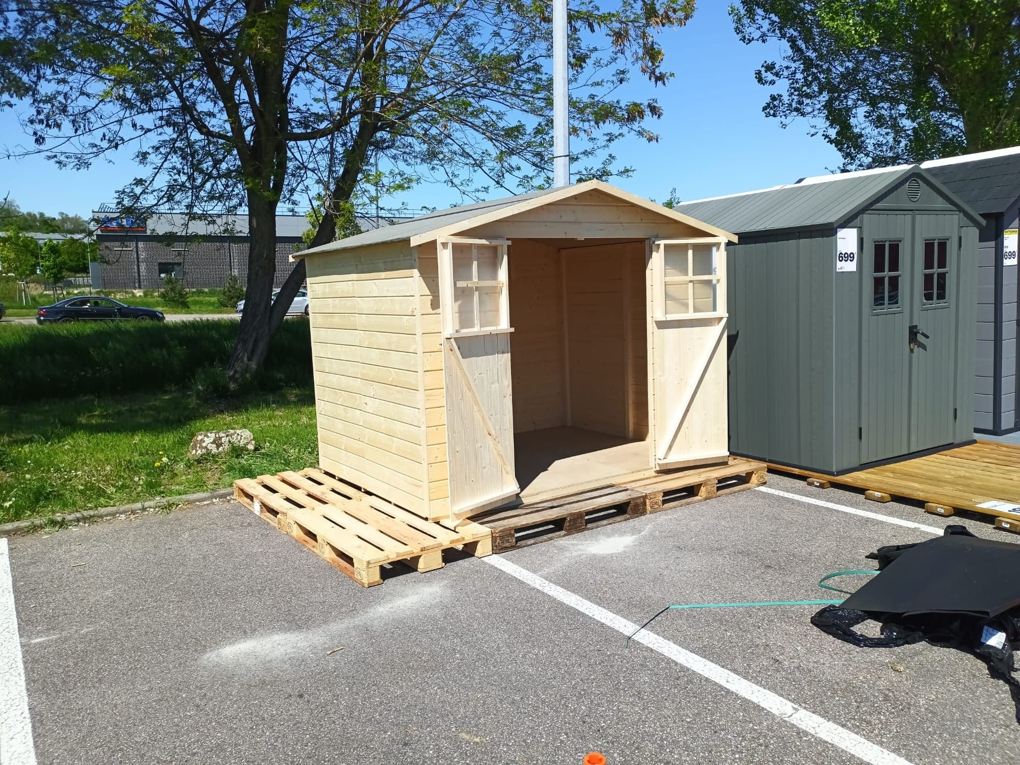 Montage cabanon Brico dépot