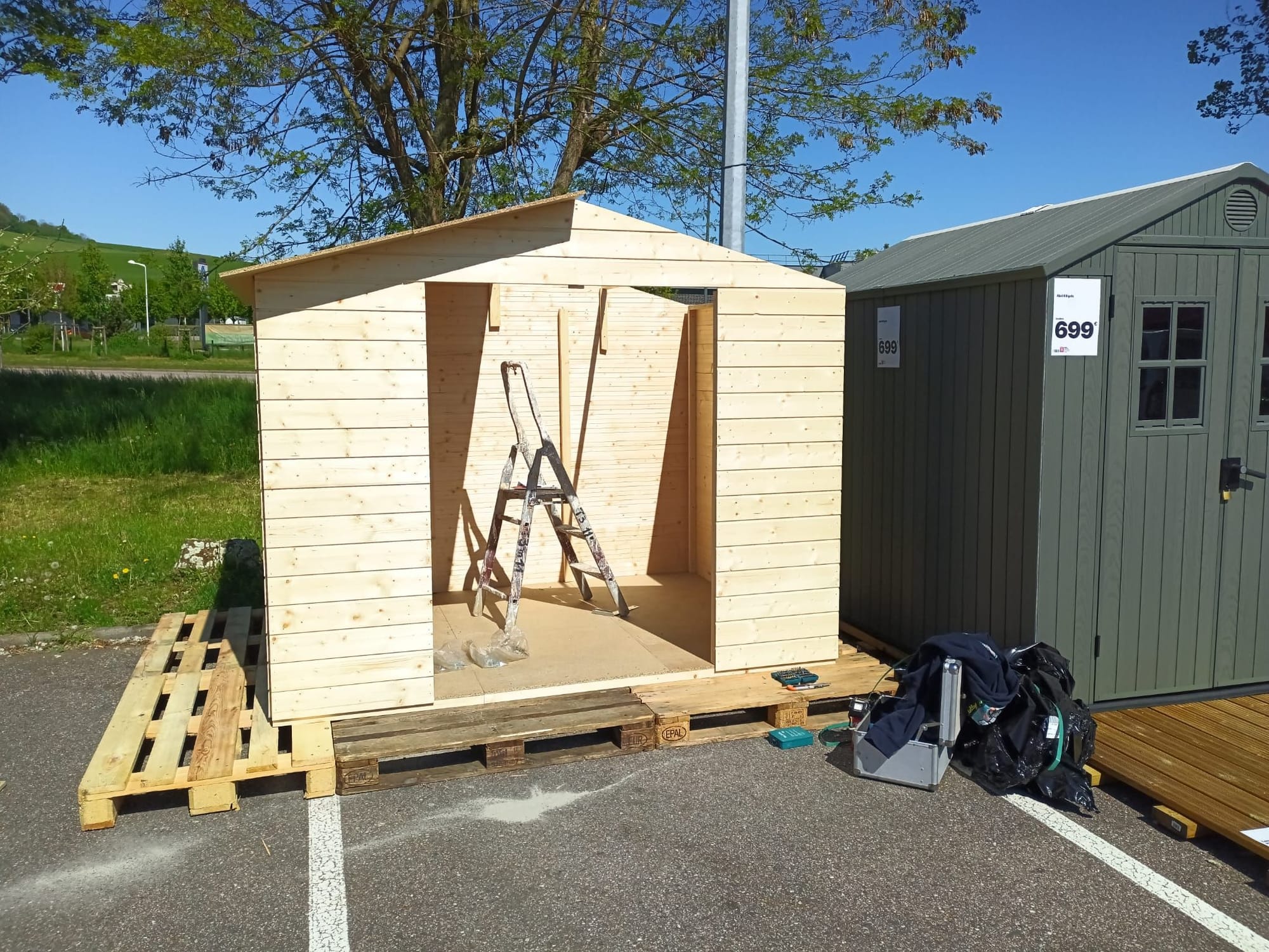 Montage cabanon Brico dépot