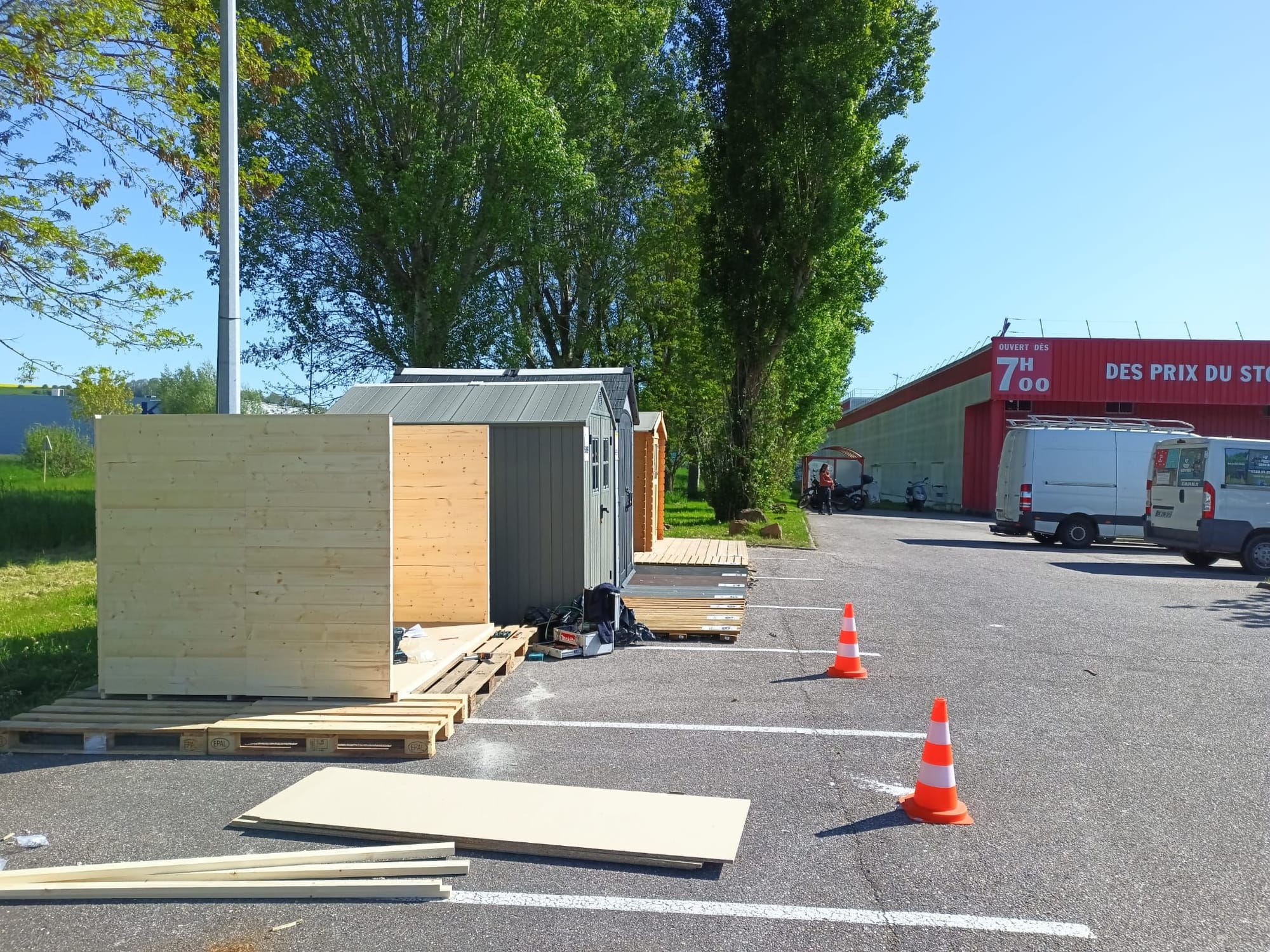 Montage cabanon Brico dépot