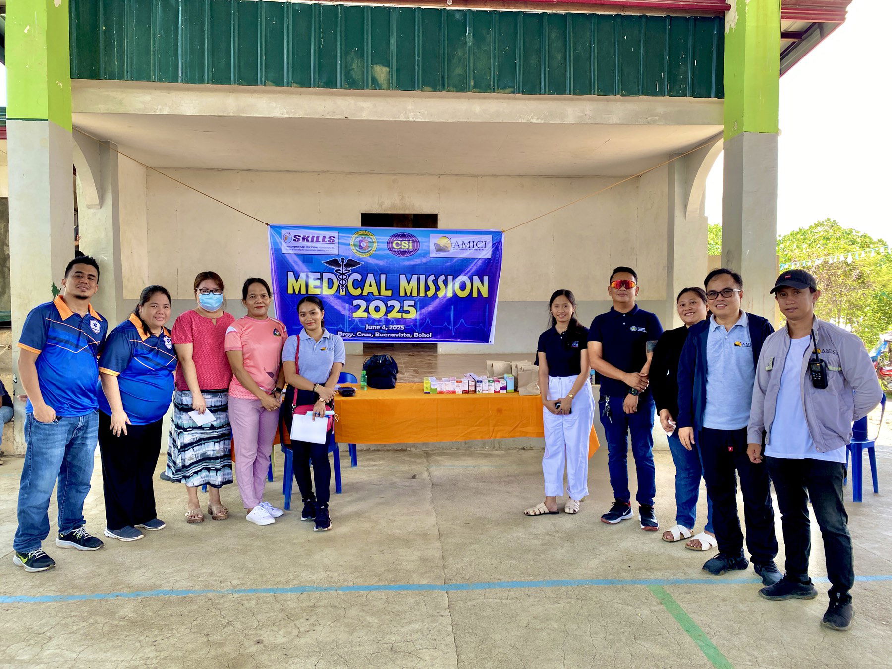 AMICI Shipyard Conducted Medical Mission in Brgy. Cruz, Buenavista, Bohol, Fulfilling its Corporate Social Responsibility (CSR)