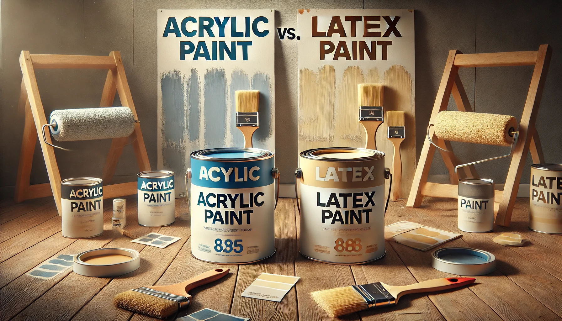 Acrylic Paint vs. Latex Paint: Which is Right for Your Project?