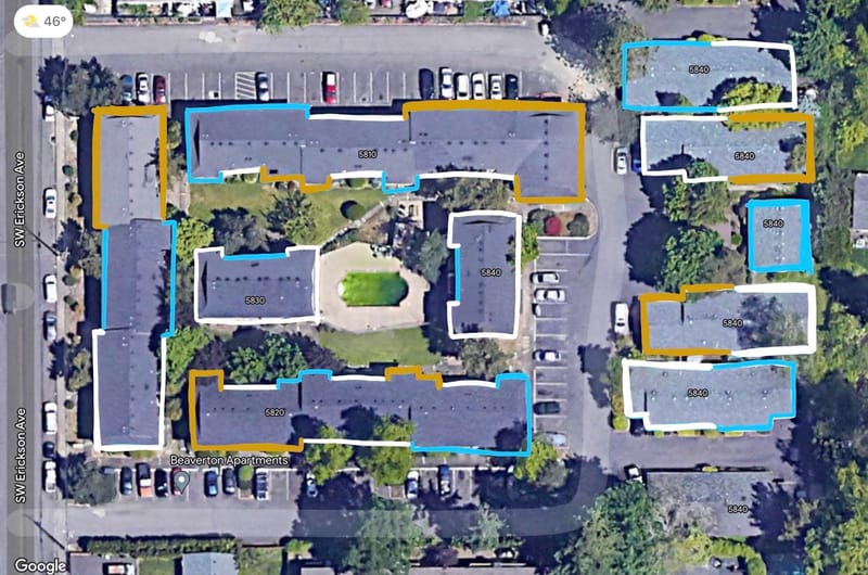 Beaverton Apartments Exterior Repaint | Lightmen Painting