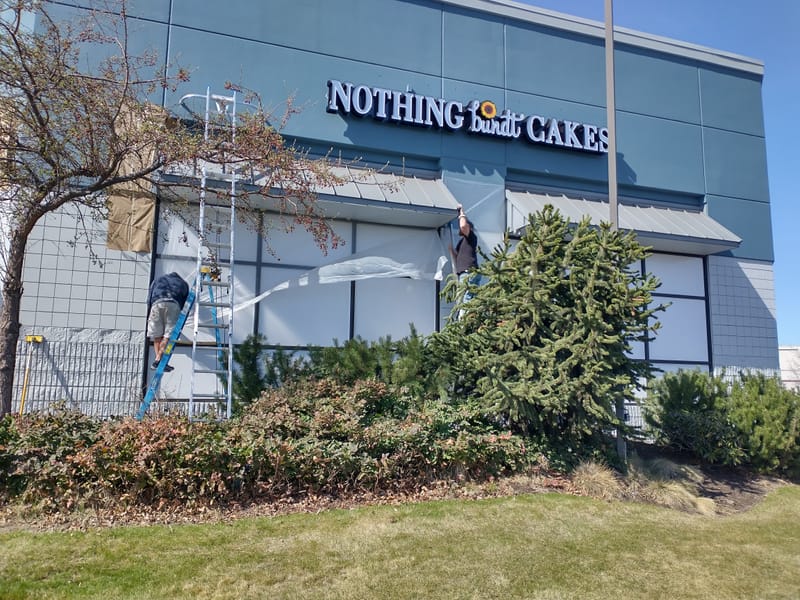 Nothing Bundt Cakes Awning Painting
