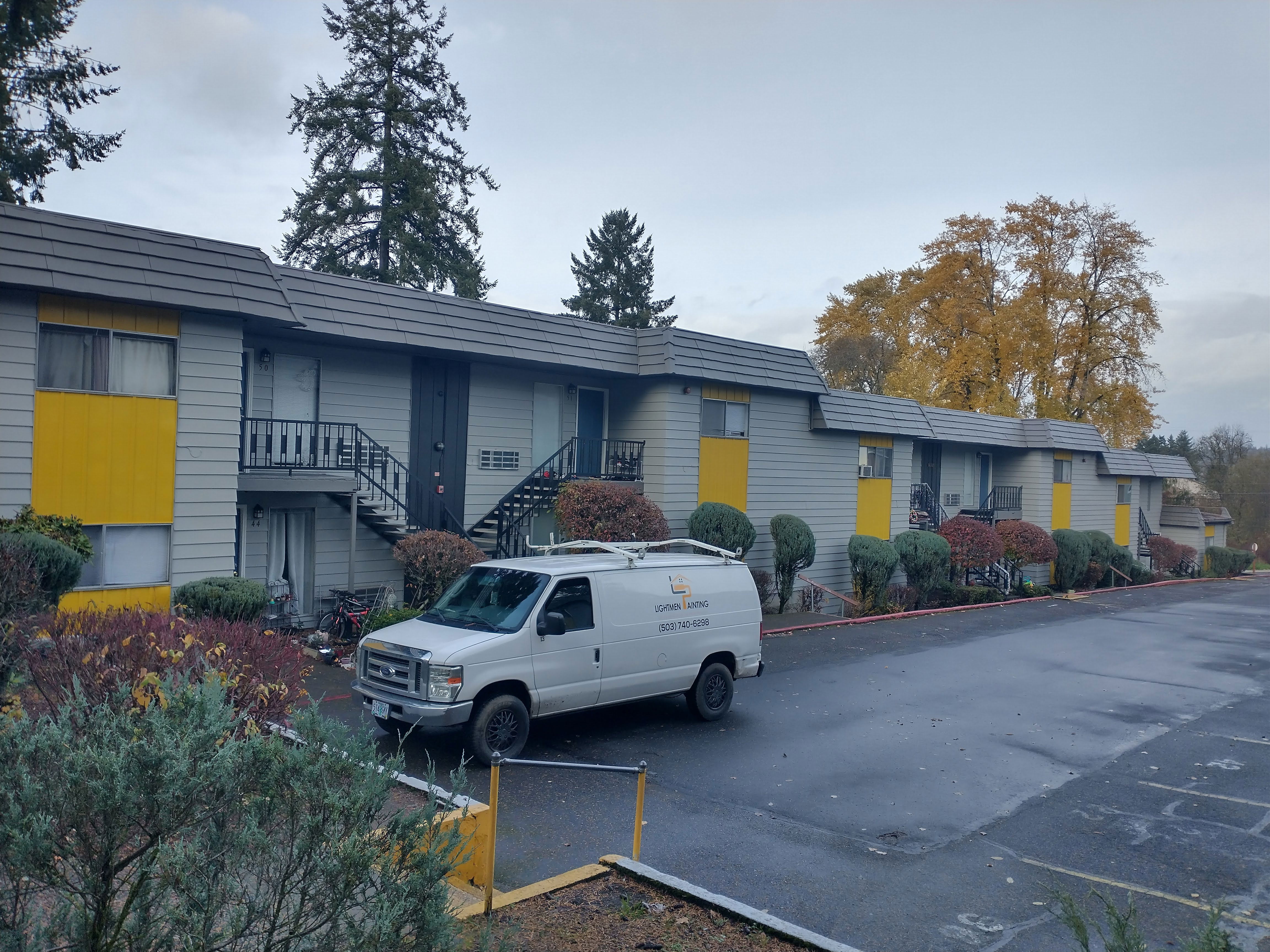 portland commercial painting exterior apartment repaint