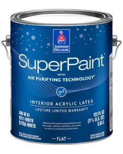 SuperPaint Interior Acrylic with Air Purifying Technology