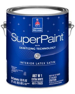 SuperPaint Interior Latex with Sanitizing Technology