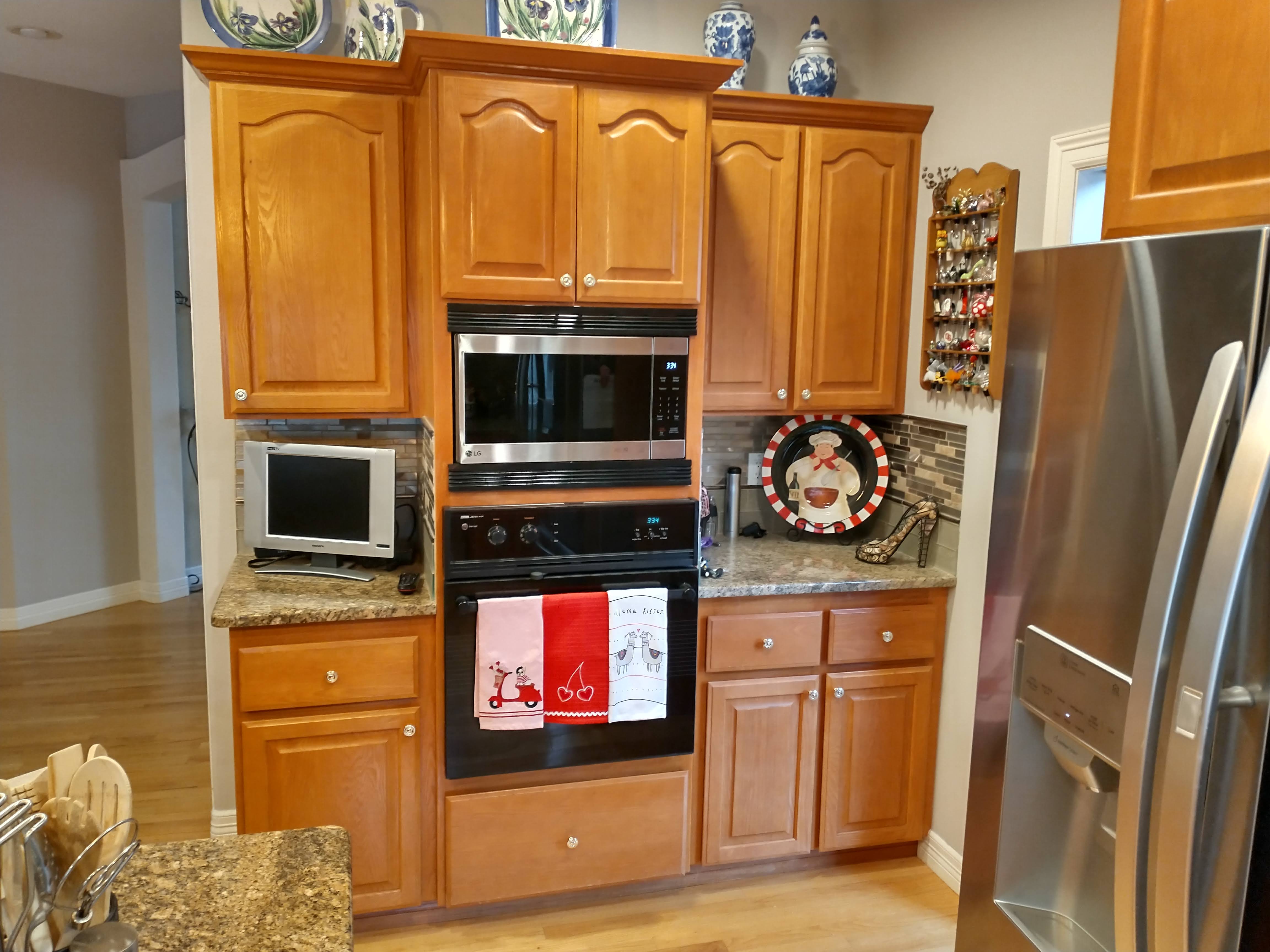 refinishing 90's wood cabinets portland oregon