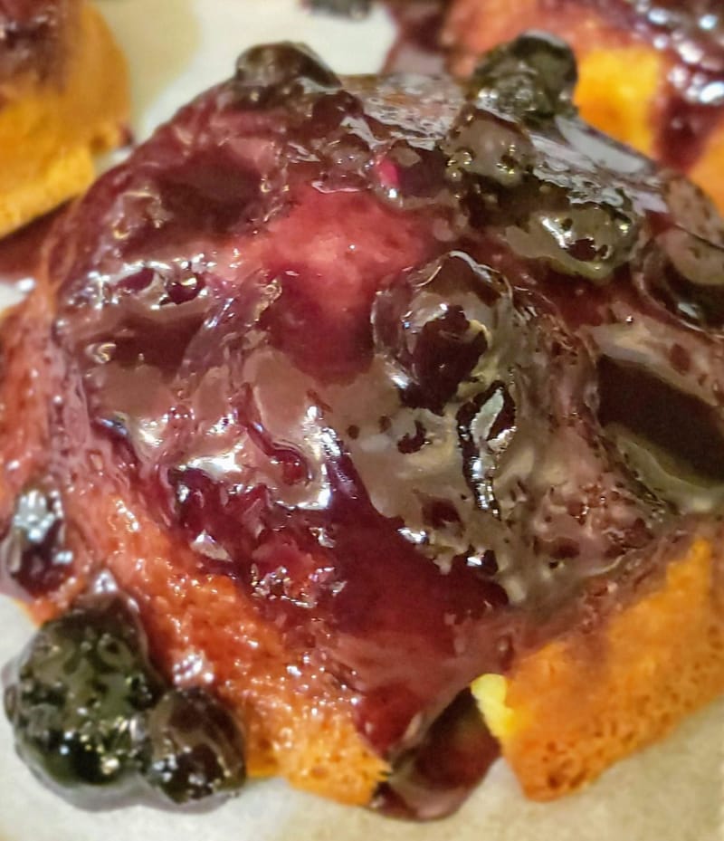 Blueberry-Lemon Upside Down Cake