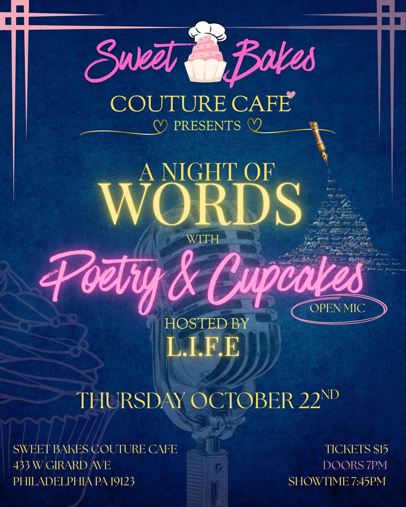 A Night of Words with Poetry & Cupcakes
