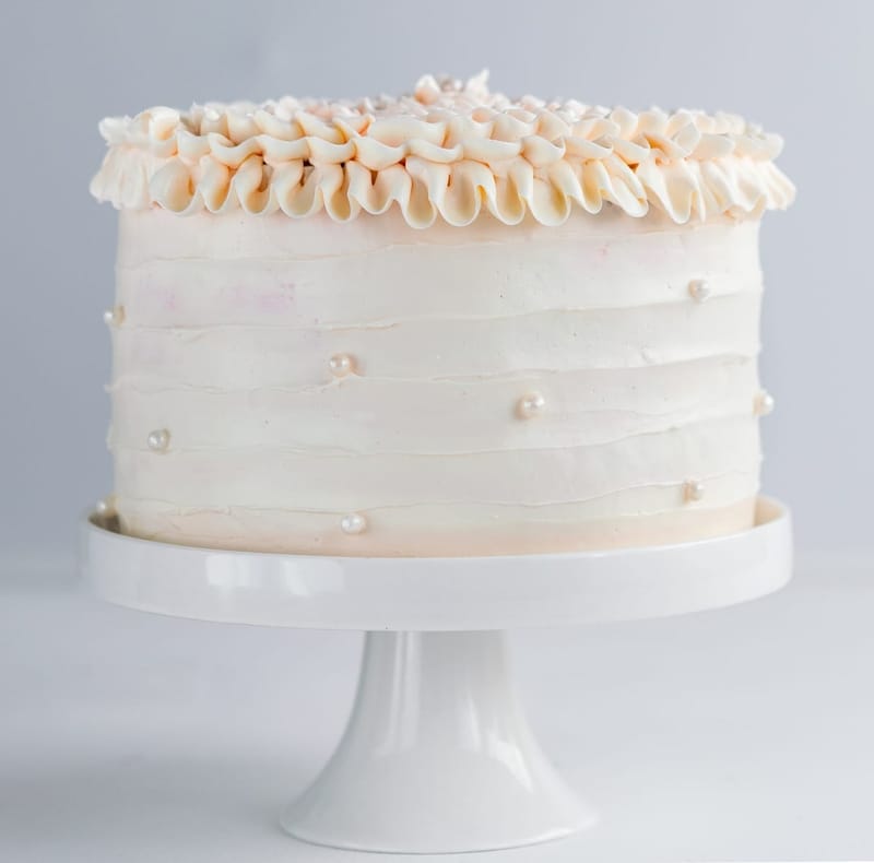 Golden Vanilla Bean Layer Cake
