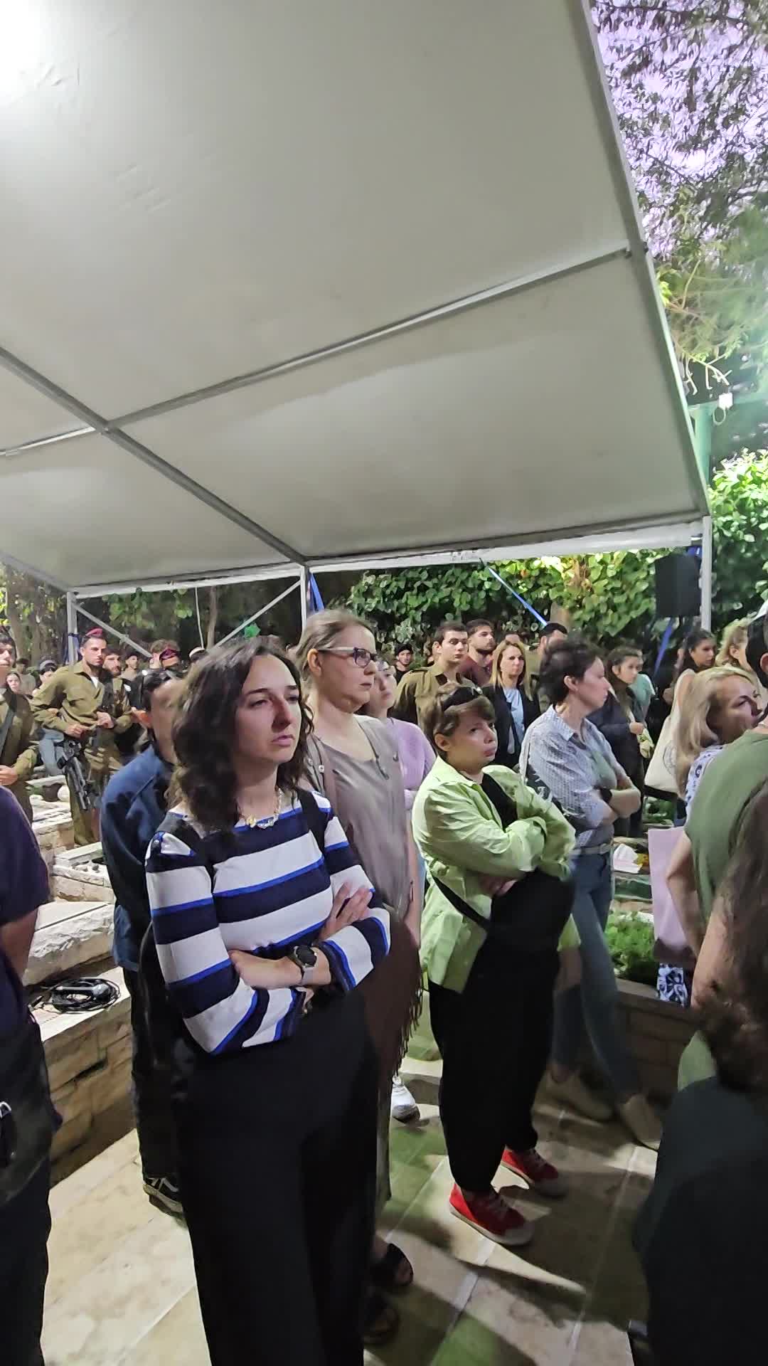 סיום האזכרה