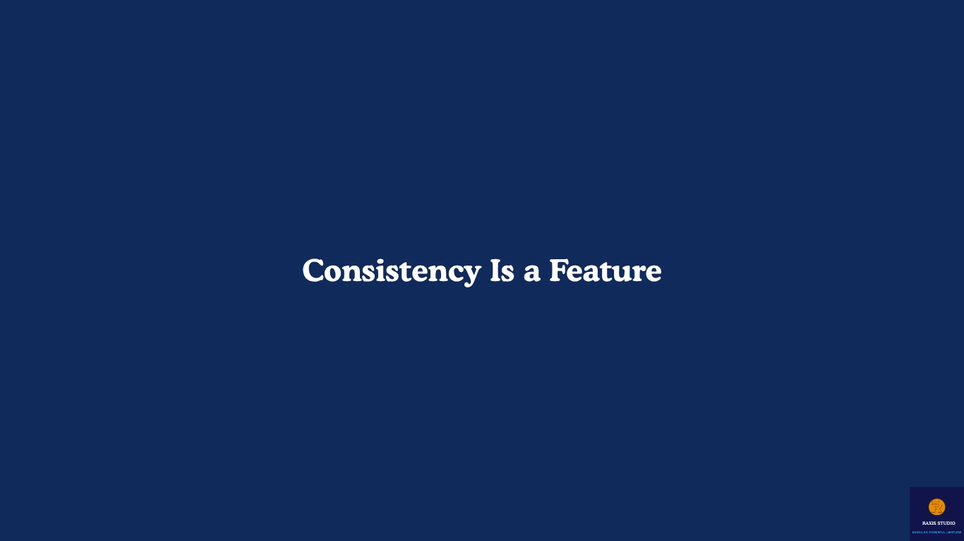 Unity Framework Consistency: Cohesion Is a Product Feature