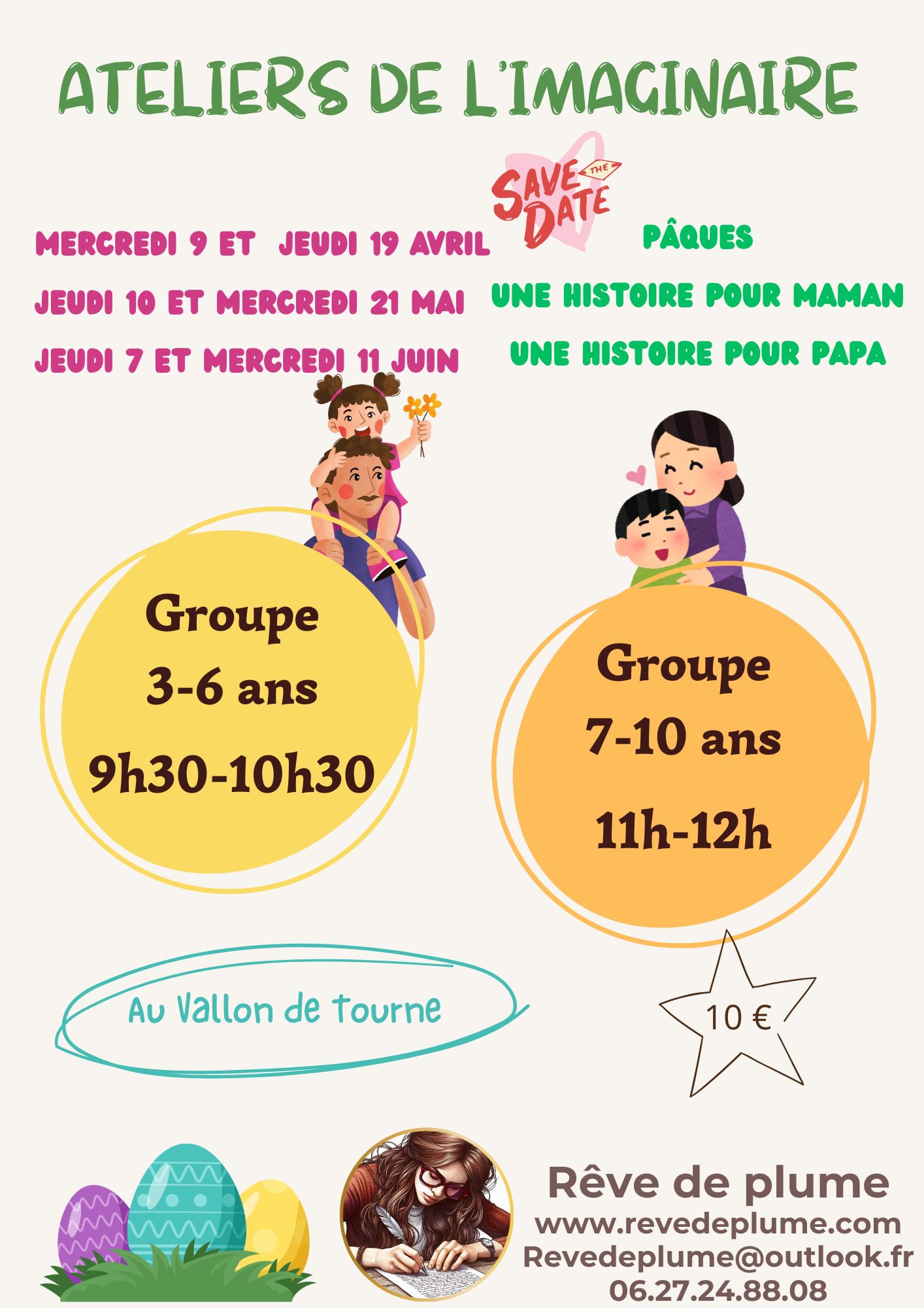 Atelier enfant - avril à juin