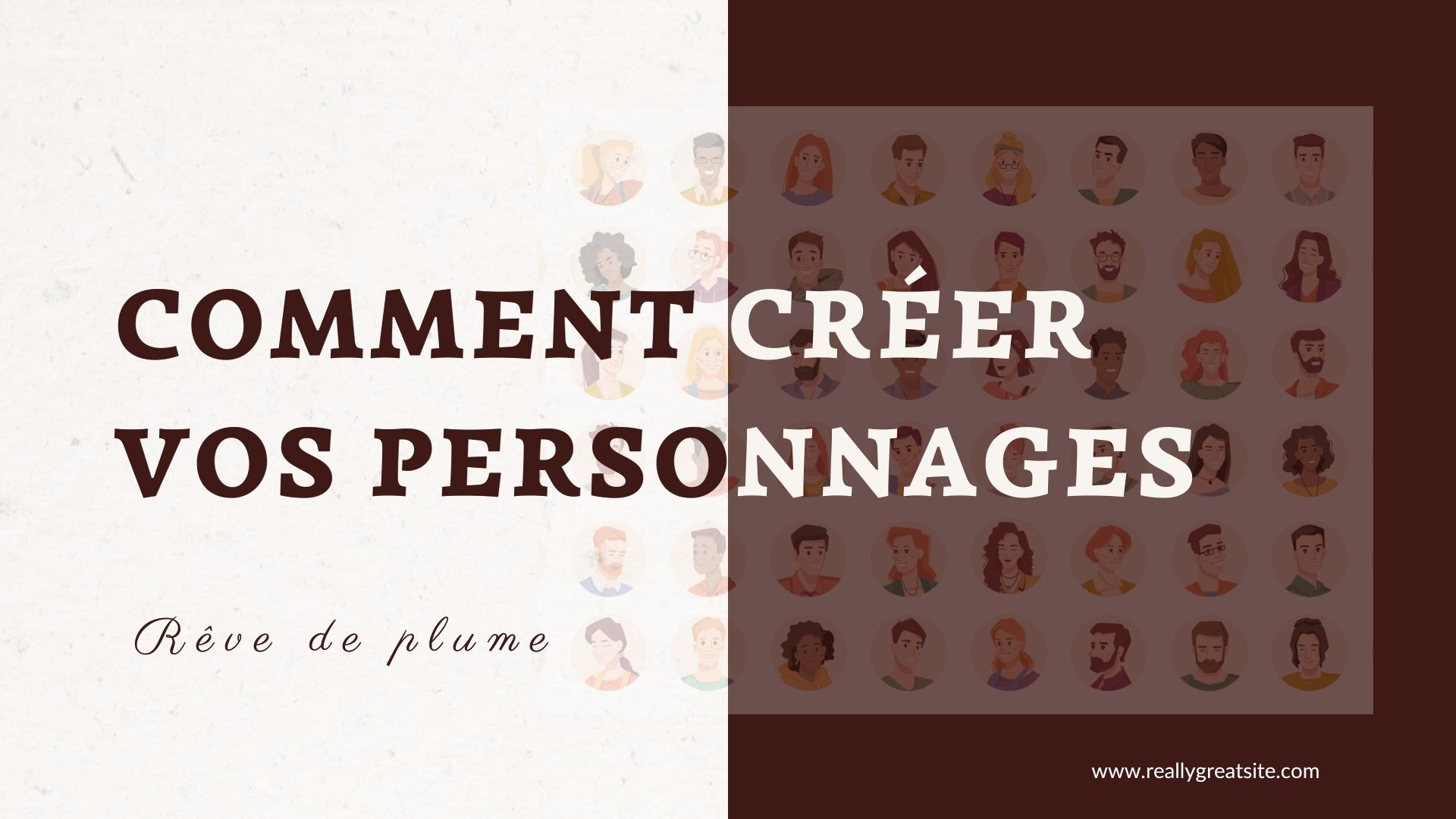 Comment créer vos personnages de romans