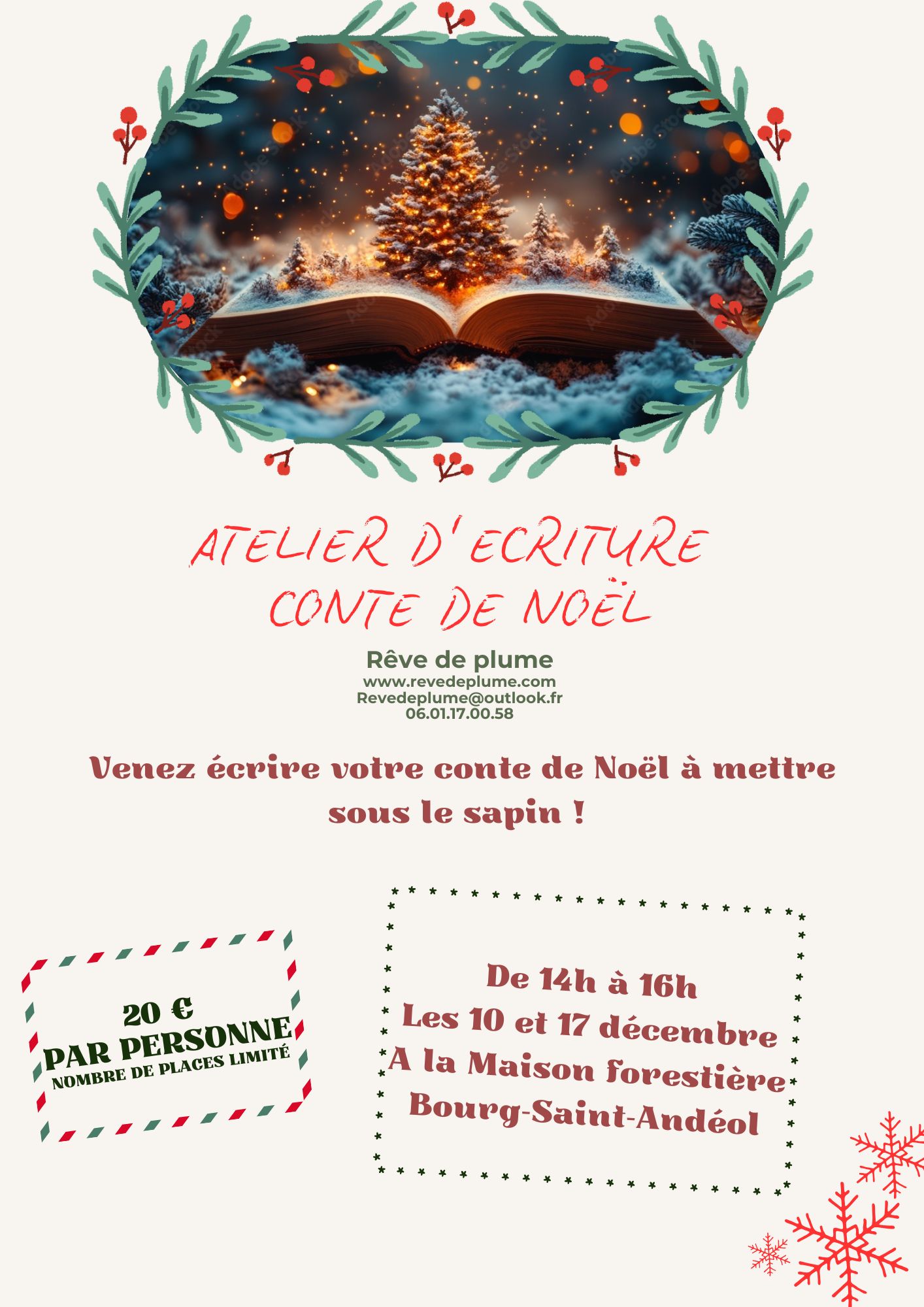 Atelier d'écriture Conte de Noël