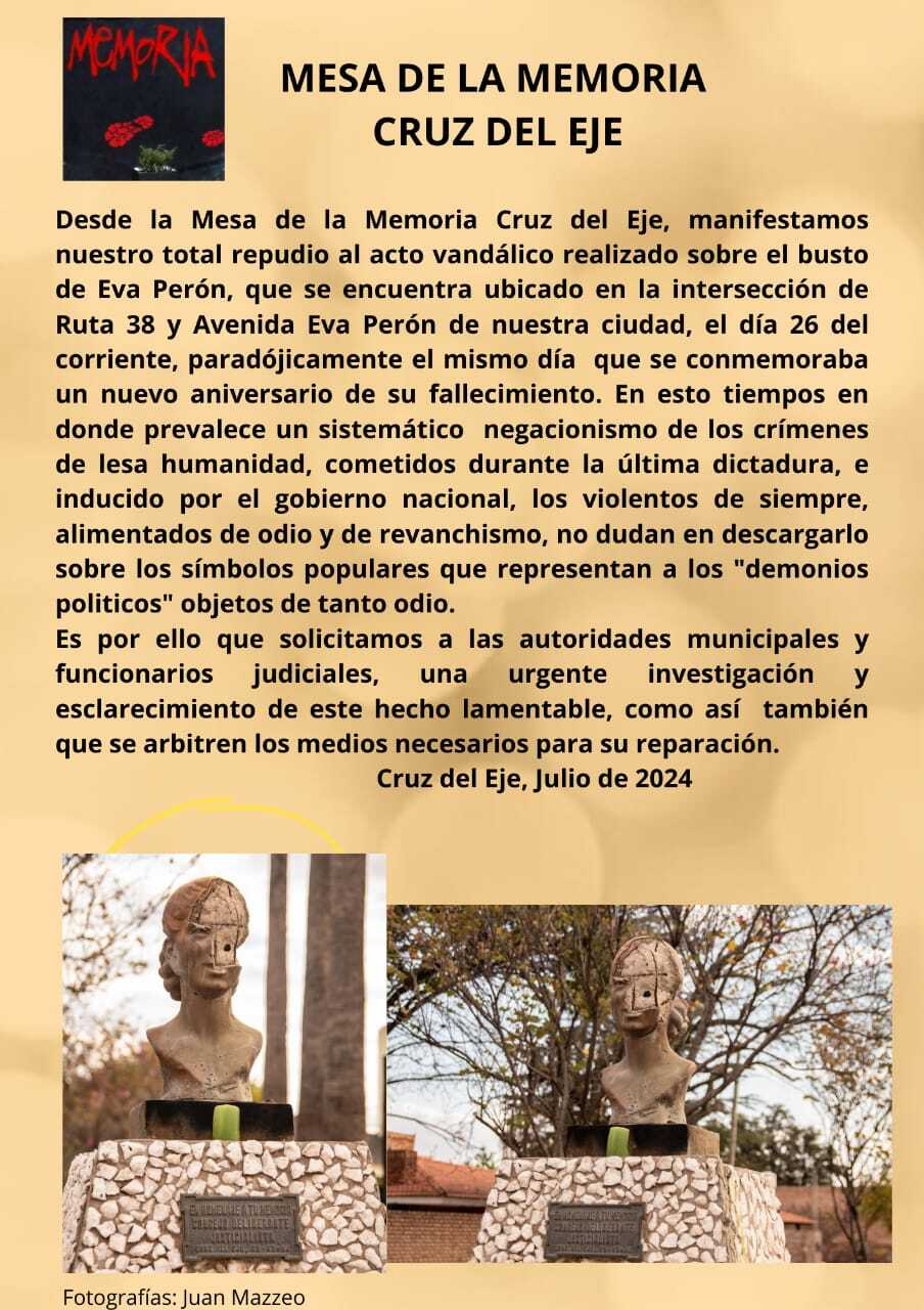 MESA DE LA MEMORIA