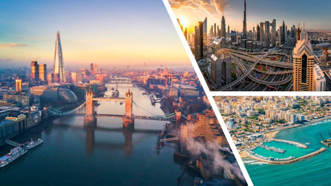 The Perfect Property Portfolio: Why the UK, Dubai & Cyprus could be the ultimate investment combination for the GLOBAL INVESTOR