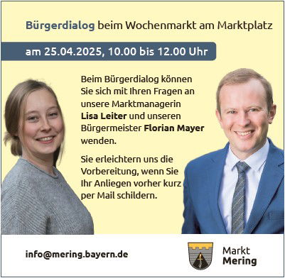 Bürgerdialog am 25.04.2025