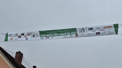 Werbekampagne über Weihnachten 2024 - Geh nicht fort, kauf im Ort!