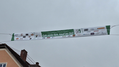 Werbekampagne über Weihnachten 2024 - Geh nicht fort, kauf im Ort!