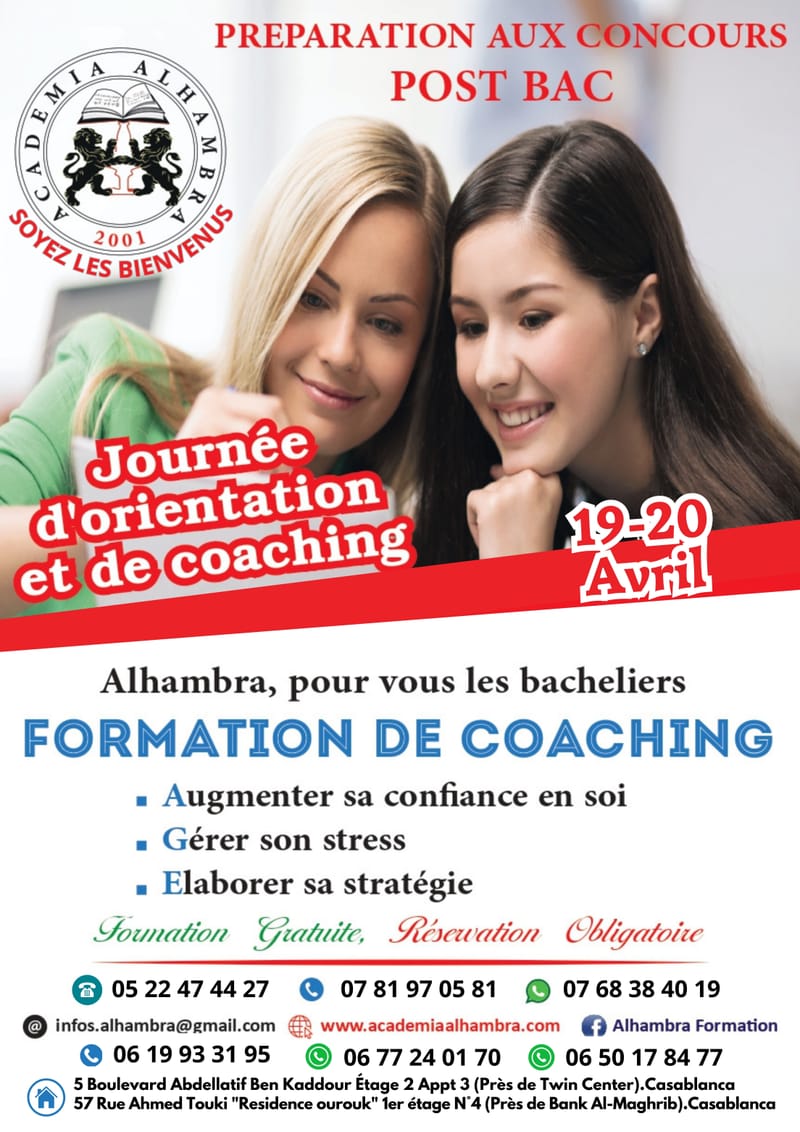 Journée d'Orientation et de Coaching Casablanca 2025