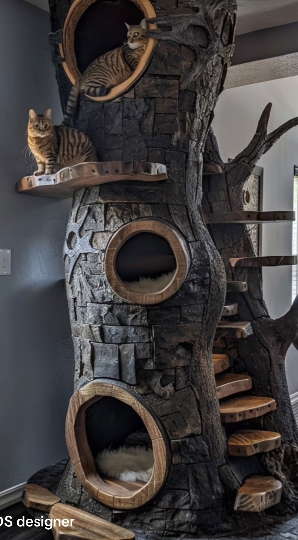 hobbit tree cat tower