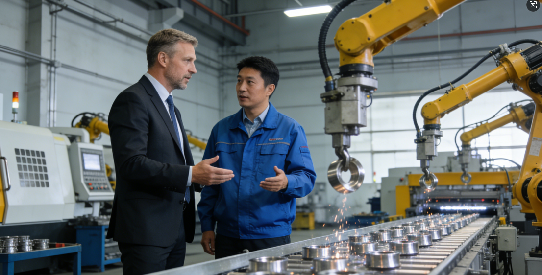 Foreign Guests Visit, Discuss Cooperation - Weifang Junlong Machinery Welcomes Foreign Customer Delegation