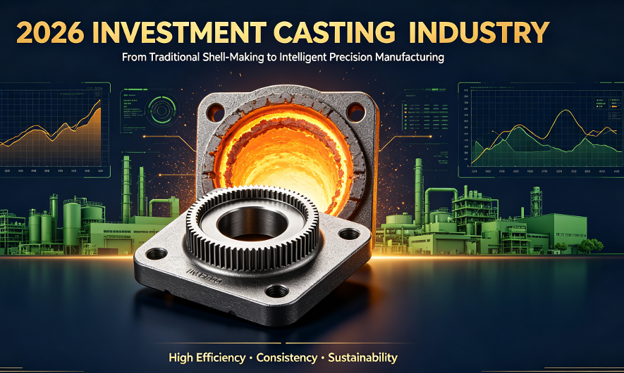 Mainstream Processes in the Investment Casting Industry 2026: Silica Sol Investment Casting Dominates High-End Market, Sodium Silicate & Composite Shells Occupy Segmented Sectors