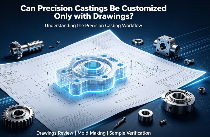 Can Precision Castings Be Customized Only with Drawings? Manufacturer Explains the Customization Process