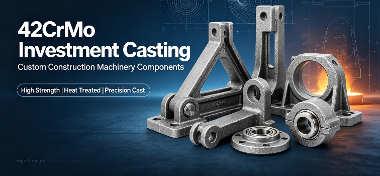 Technology‑Upgraded 42CrMo Alloy Steel Investment‑Cast Components for Construction Machinery Achive Mass‑Scale Production