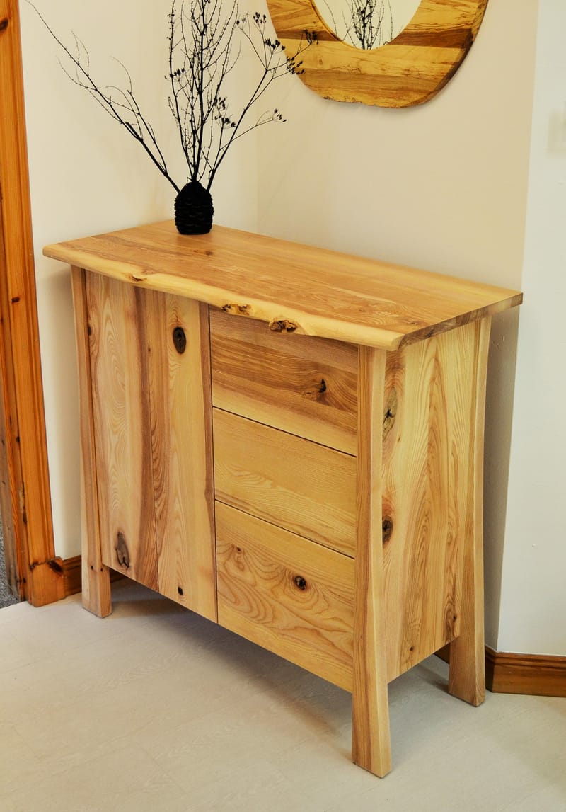 Ash, Oak and Spalted Beech cabinets are currently in stock.