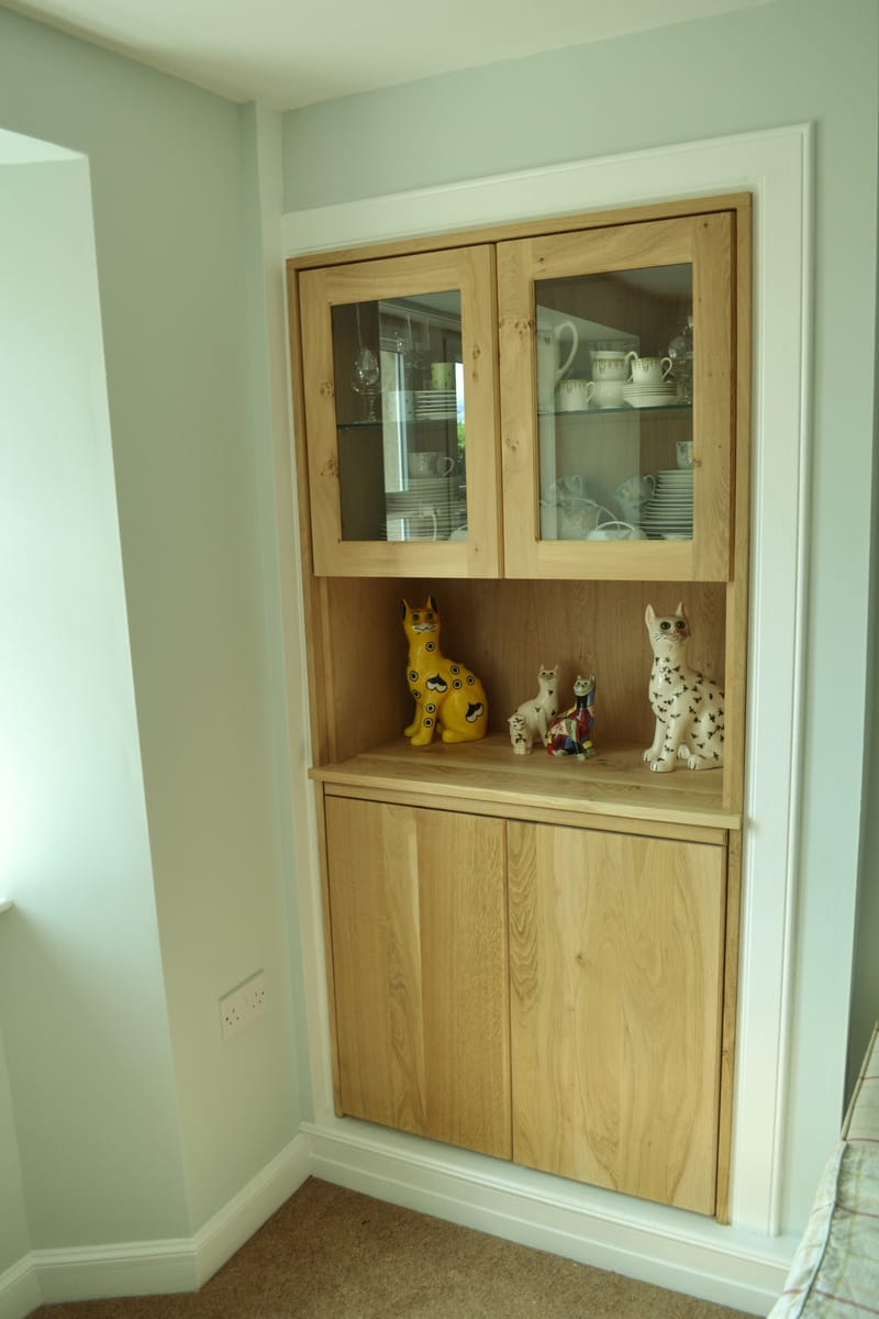 Ash, Oak and Spalted Beech cabinets are currently in stock.