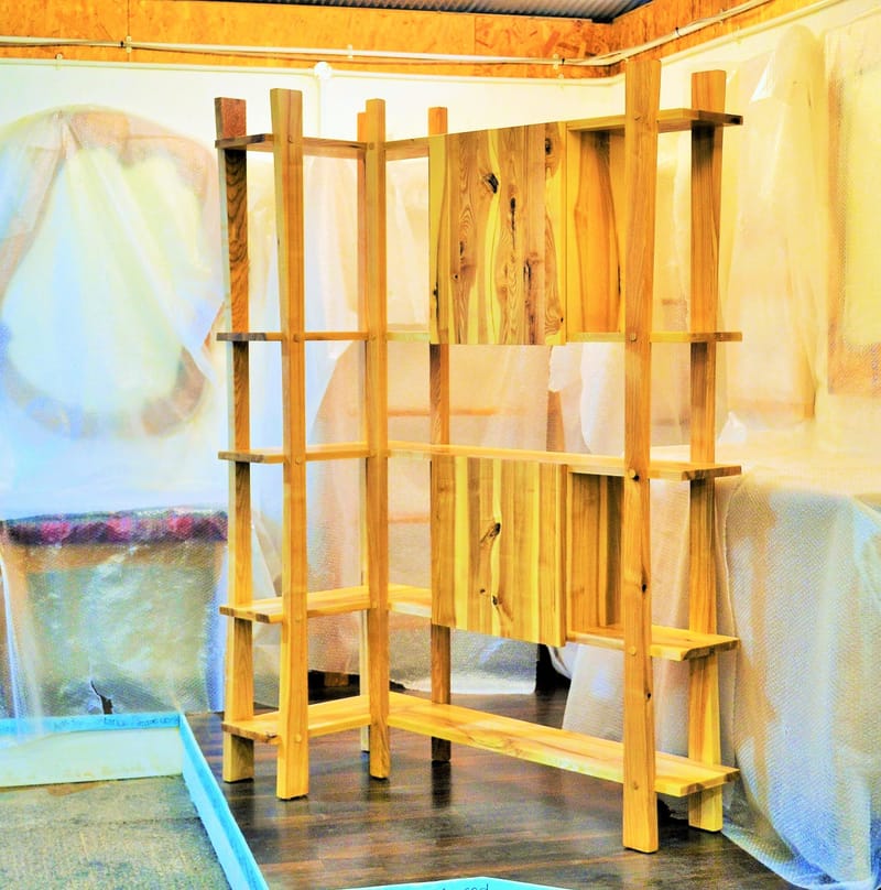 We also have shelving, clocks, stools and turned goods in stock. 