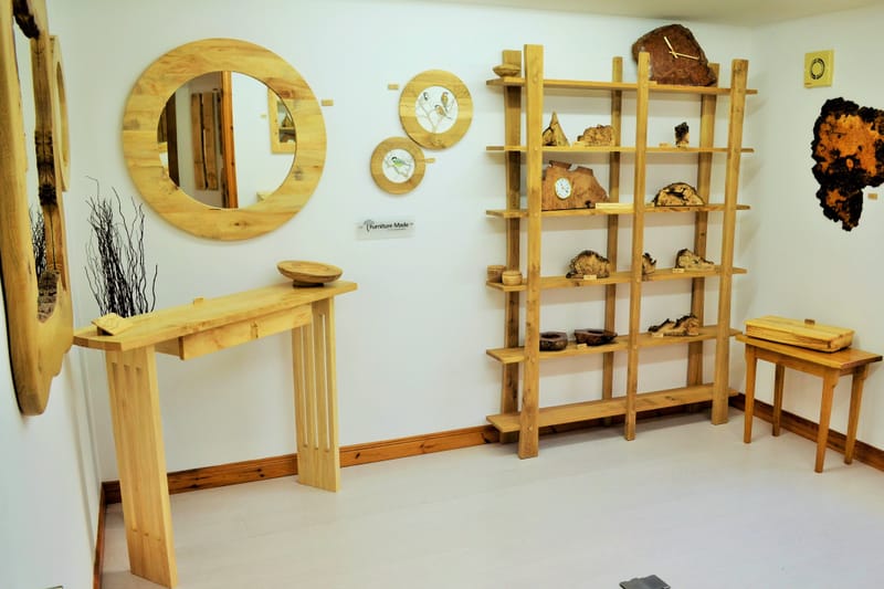 The log burner's on all winter!