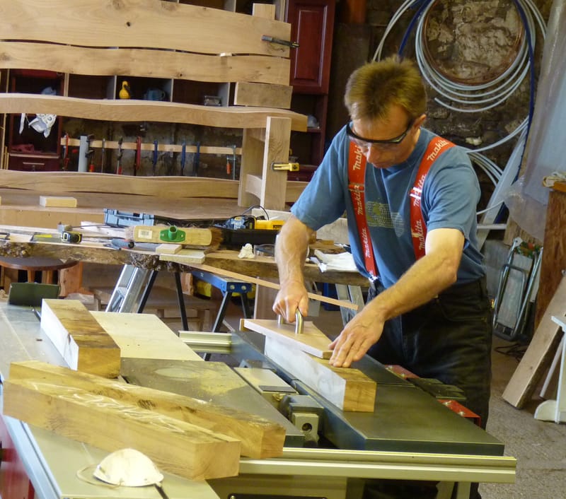 The log burner's on all winter!