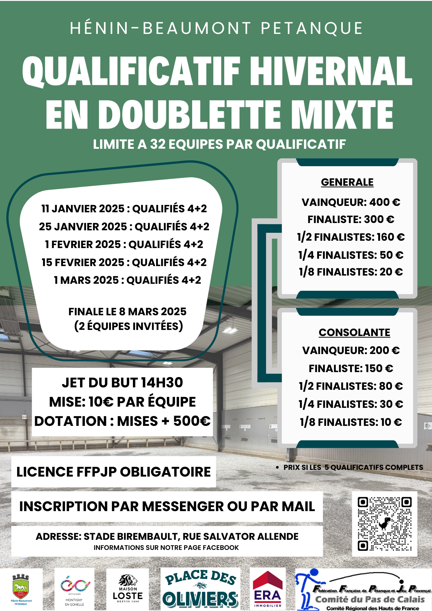 QUALIFICATIF HIVERNAL EN DOUBLETTES MIXTE